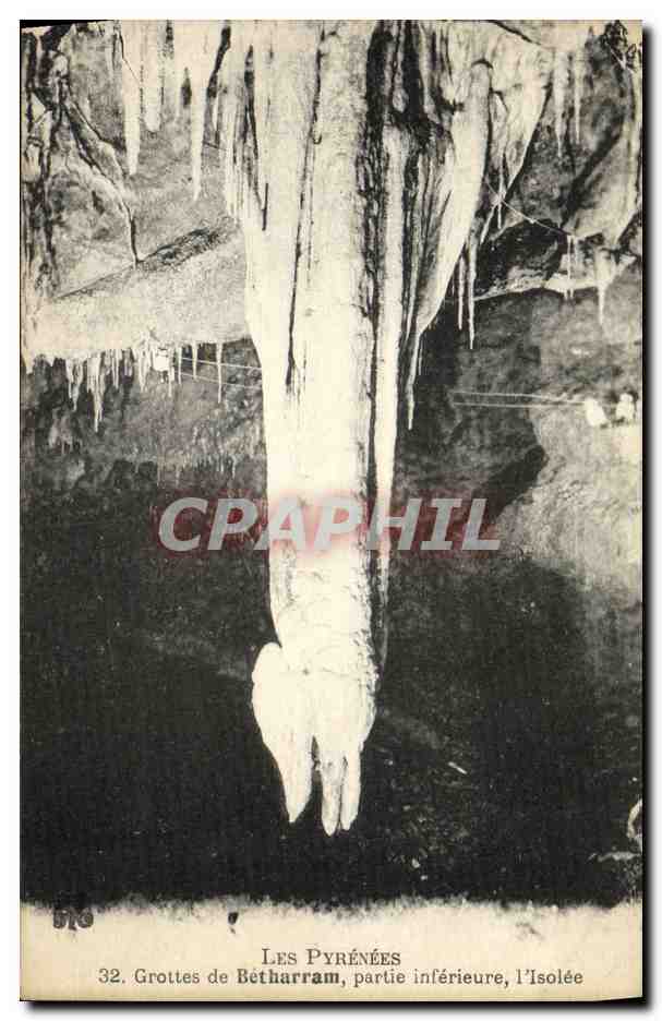 Grottes de Bétharram, partie inférieure, l'Isolée — Les Pyrénées — n°32