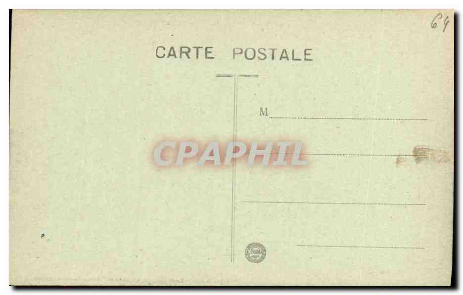 CPA Bayonne Les Bords de l Adour  — Verso