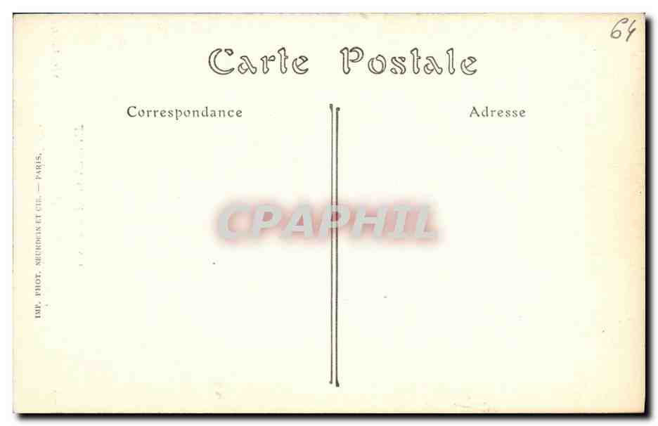 CPA Bayonne Interieur de L eglise Saint Andre  — Verso