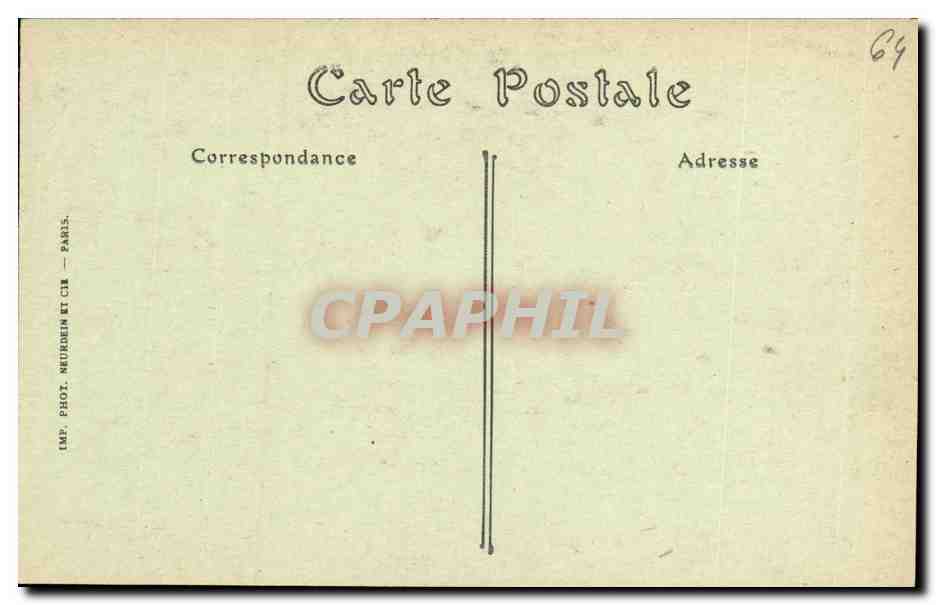CPA Bayonne Eglise Saint Andre  — Verso