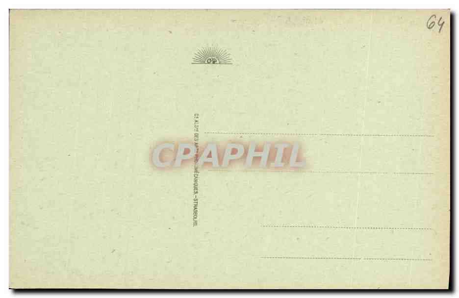 CPA Bayonne Eglise Saint Andre Portail  — Verso