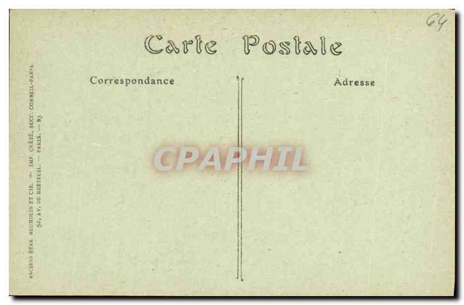 CPA Bayonne La Cathedrale Le portail du jugement dernier — Verso