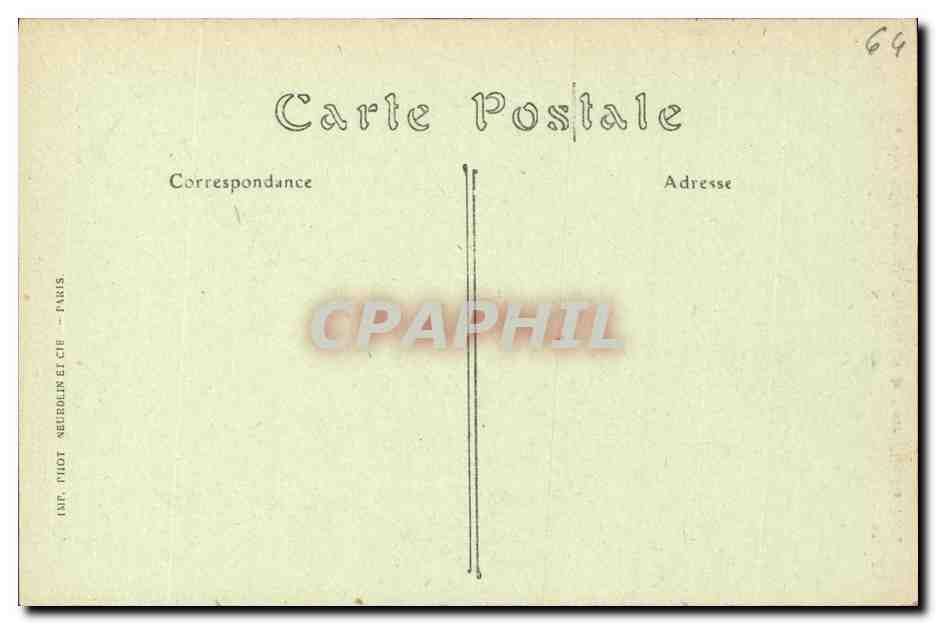 CPA Bayonne Caserne Chateaunef Fenetre De La Tour Charles VIII — Verso