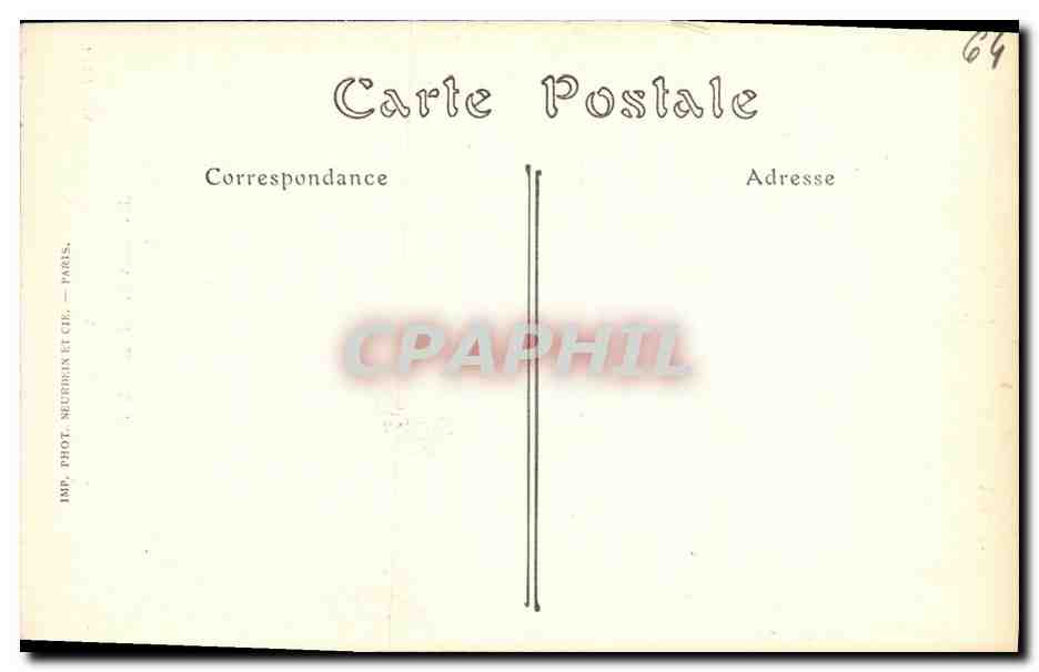 CPA Bayonne Interieur de l Eglise Saint Andre  — Verso