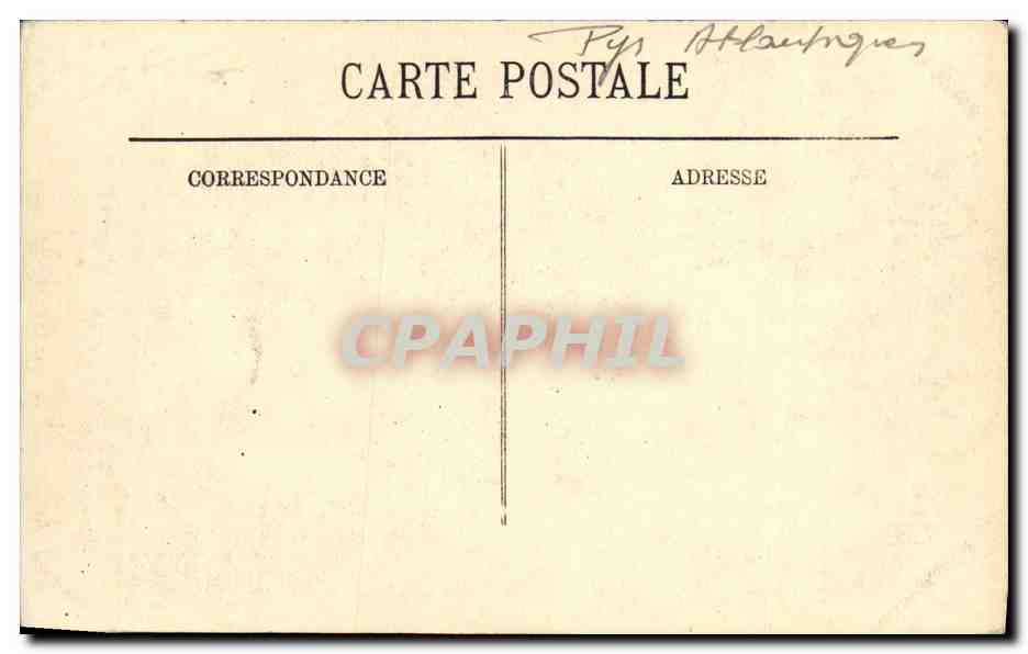 CPA Bayonne Monument Du Cardinal Lavigerie — Verso