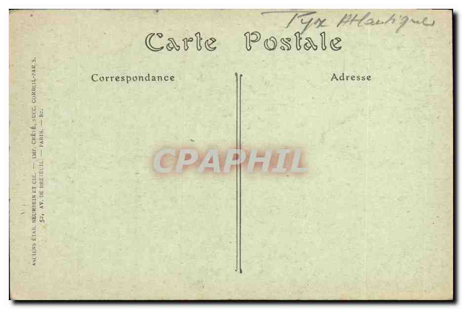 CPA Bayonne Eglise Saint Andre  — Verso