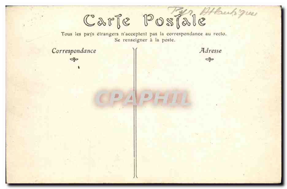 CPA Bayonne Les Clochetons De La Cathedrale et Le Cloitre  — Verso