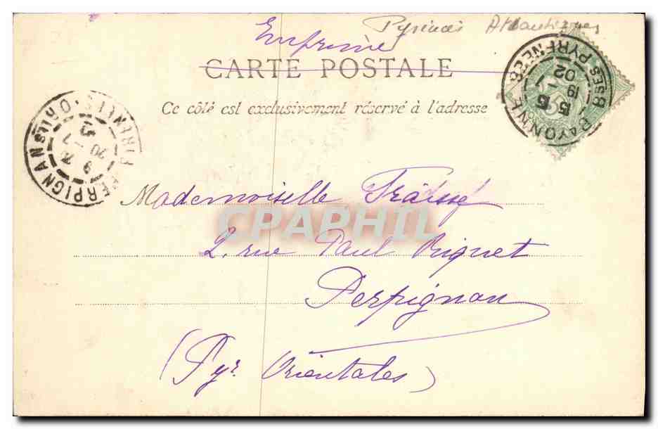 Bayonne - Le Cimetière des Anglais — Tombe du capitaine T. Wounds — Verso