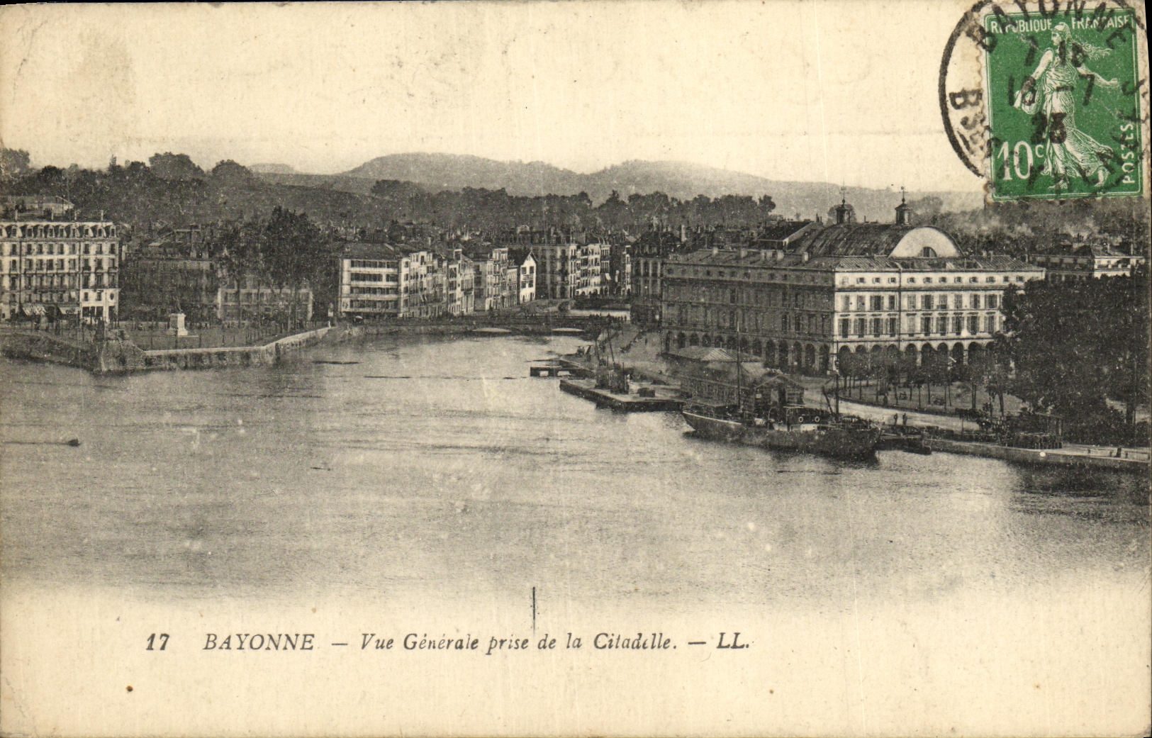 Bayonne — Vue Générale prise de la Citadelle — LL.