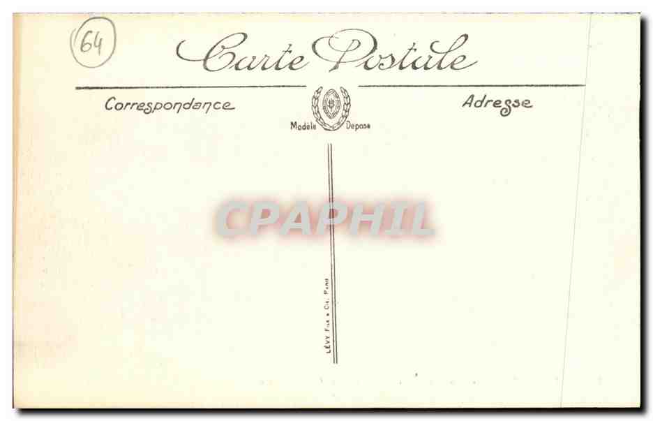 CPA Bayonne Jonction de la Nive et de l Adour  — Rückseite