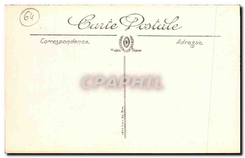 CPA Bayonne Le Place du Reduit et le Pont Mayou  — Rückseite