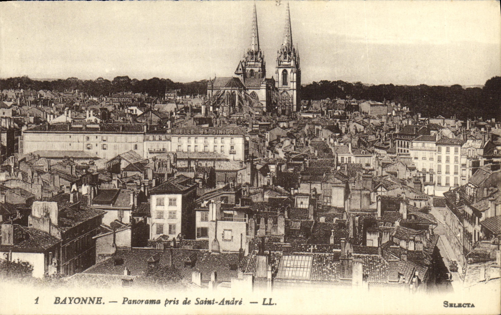 CPA Bayonne Panorama Pris de Saint Andre 