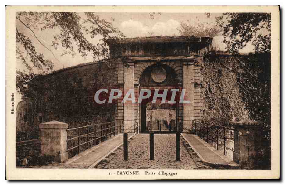 CPA Bayonne Porte d Espagne 