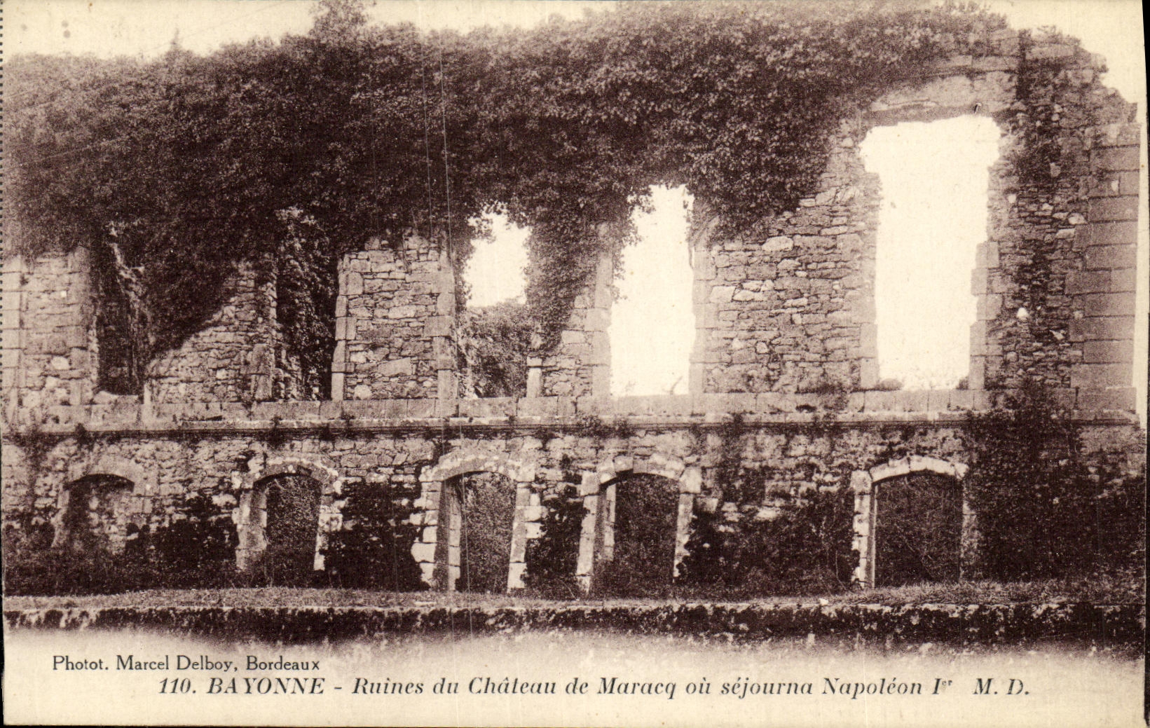 CPA Bayonne Ruines Du Chateau De Maracq Ou Sejourna Napoleon 1er