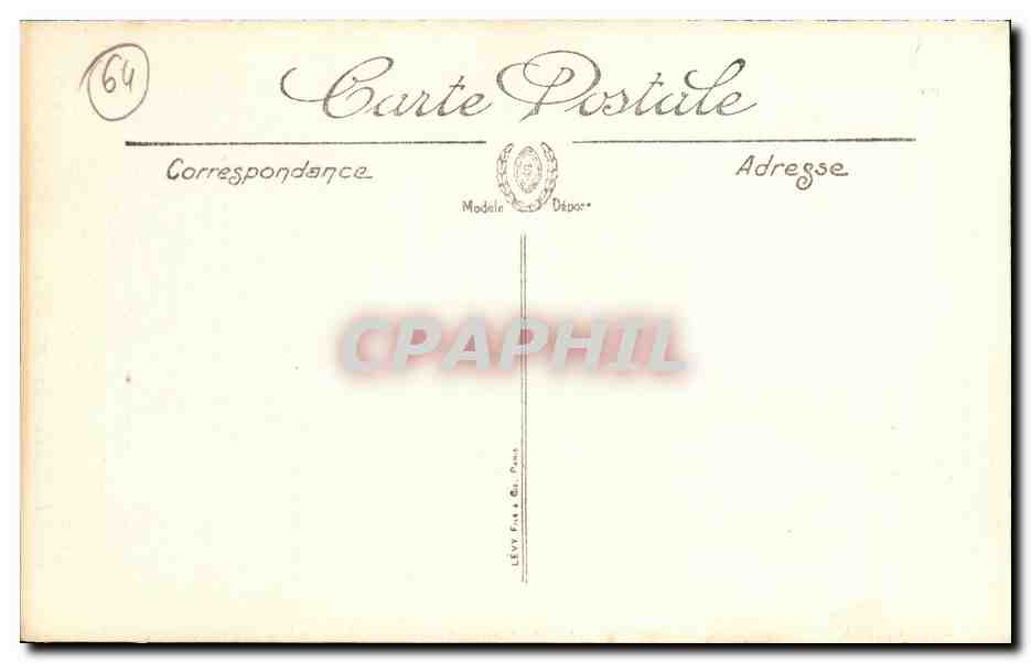 CPA Bayonne Le Lycee Maracq Le Cloitre  — Verso