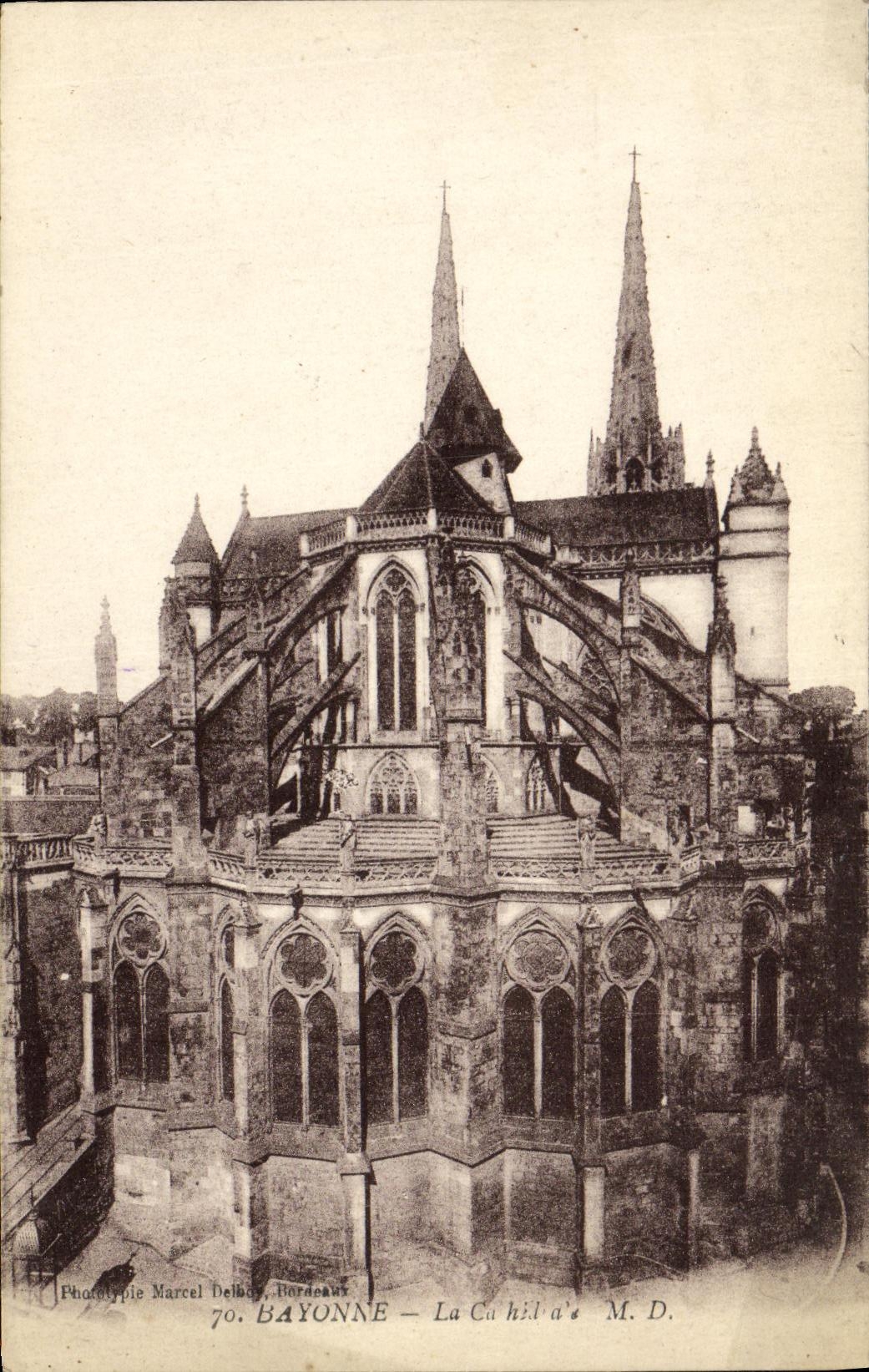 CPA Bayonne La Cathedrale 