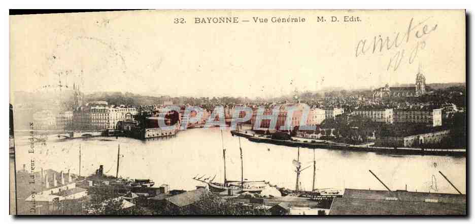 Bayonne — Vue Générale — M. D. Edit.