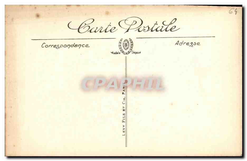 CPA Biarritz Roche Et Esplanade de la Vierge  — Verso