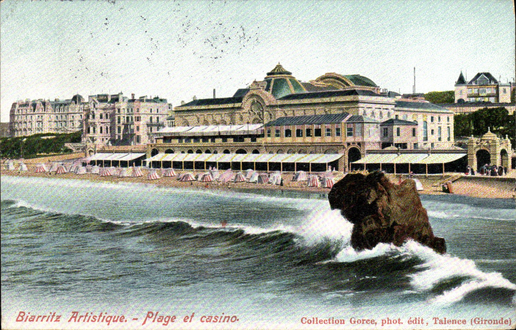 CPA Biarritz Artistique Plage Et Casino 