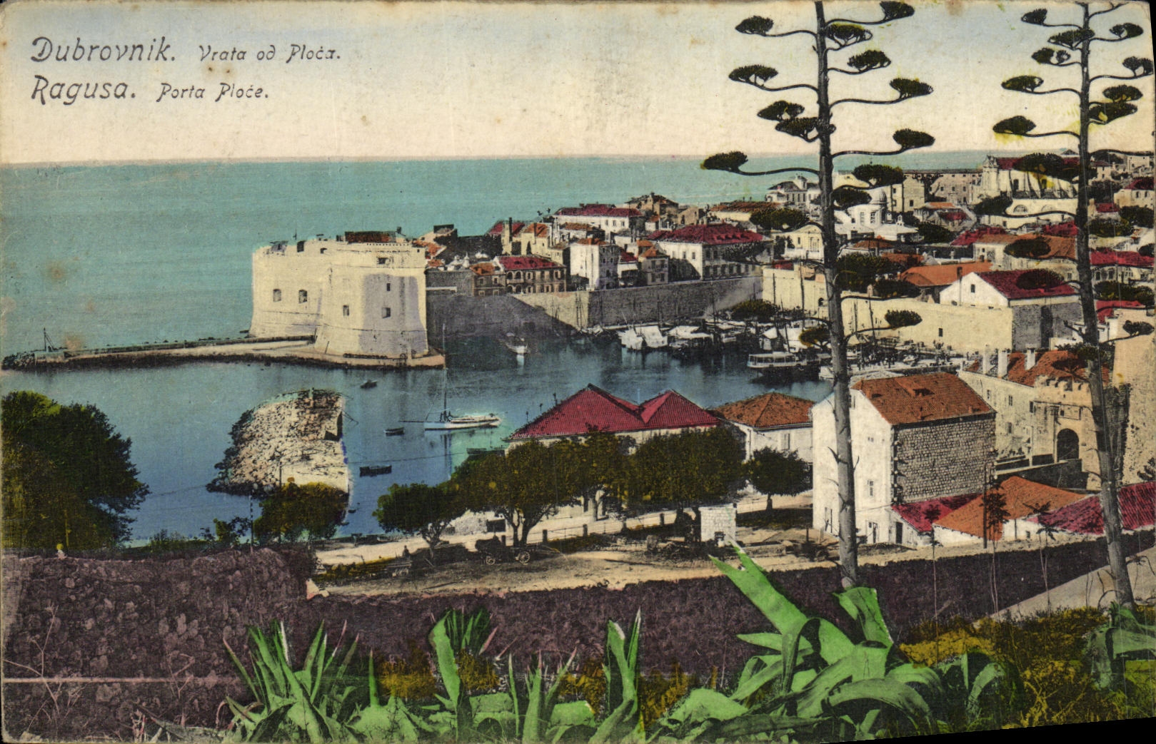 Dubrovnik — Porta Ploče — éditeur inconnu, n° de série 15540