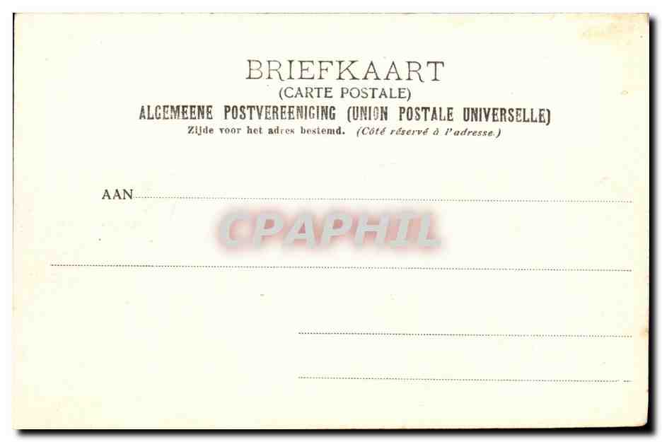 CPA Gezicht Op Banda Neira Molukken Indonesie  — Rückseite