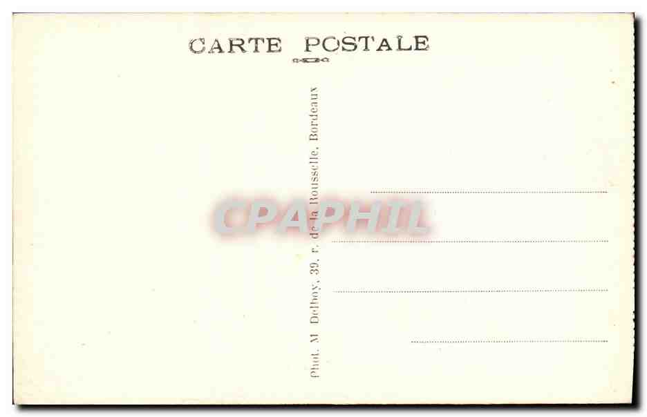 Biarritz (B.-P.) — Rocher de la Vierge — M. D. — Rückseite