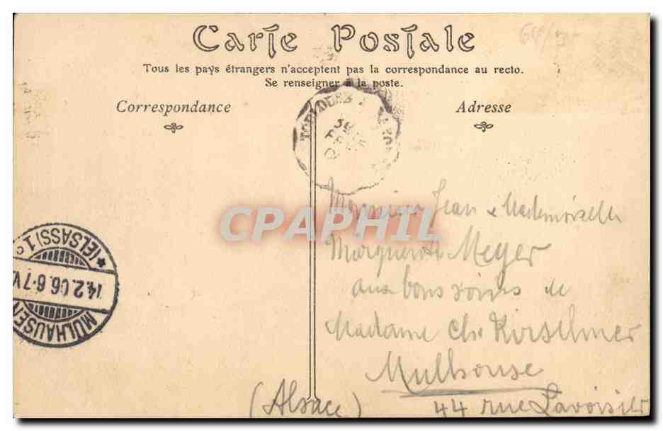 CPA Pau Vue Generale Prise De Jurancon  — Rückseite