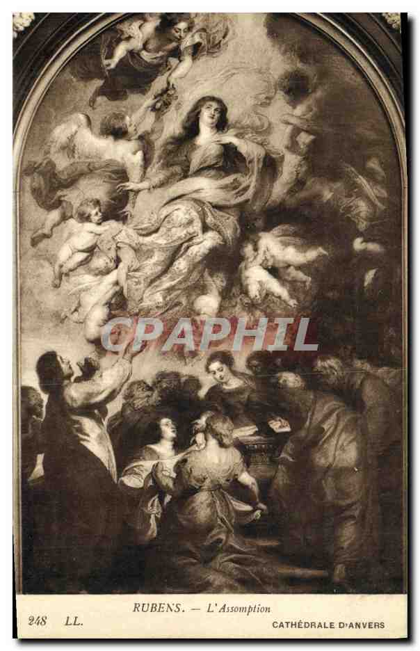 CPA Rubens L Assomption Cathedrale D Anvers
