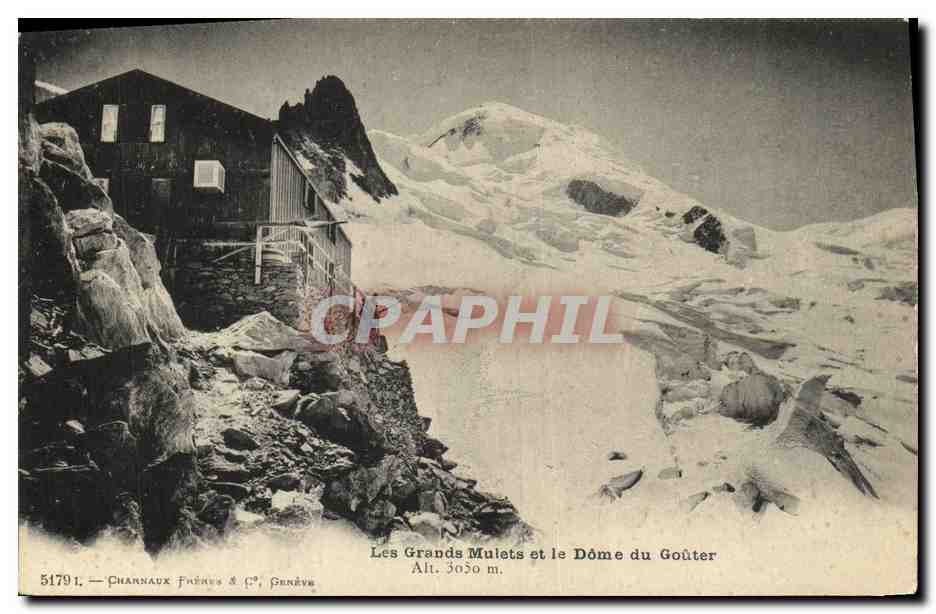 CPA Les Grands Mulets et Le Dome Du Gouter 