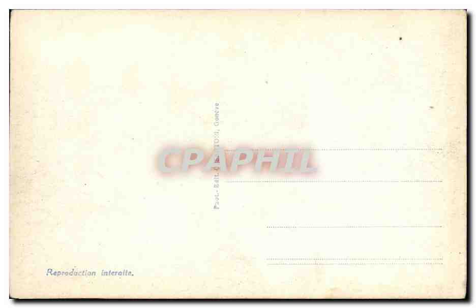 CPA Glion S Montreux Clarens Et Vevey  — Back