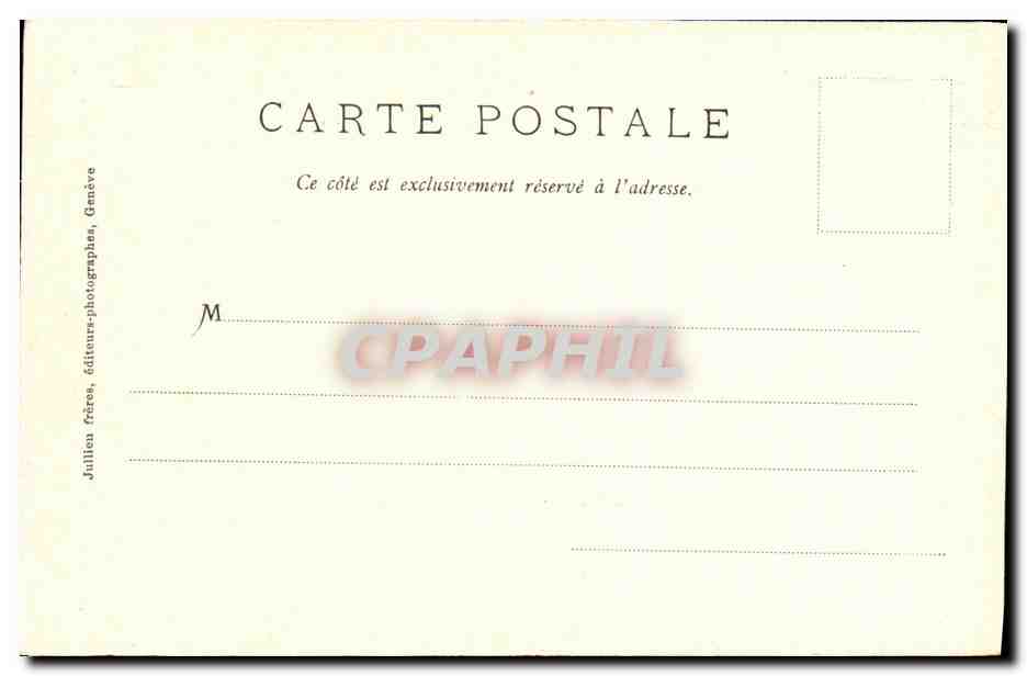 CPA Villeneuve Et La Dent du Midi  — Rückseite