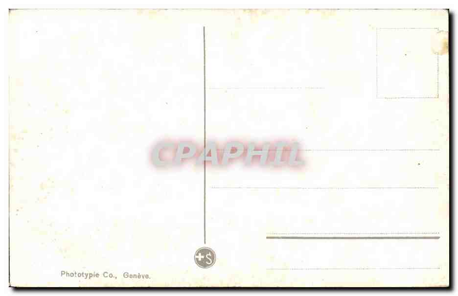 CPA Geneve Quai President Wilson  — Rückseite