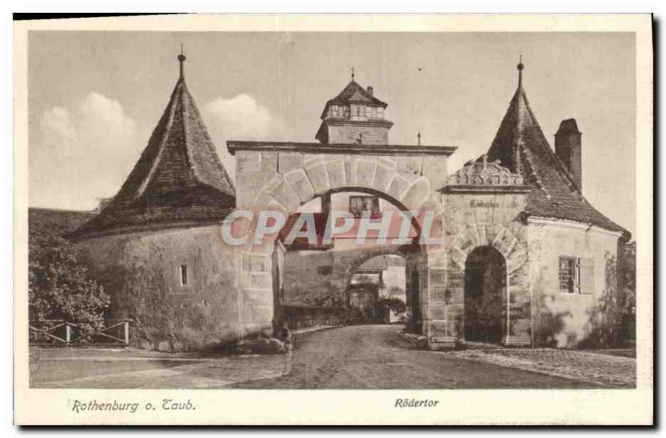 CPA Rothenburg Laub Rodertor