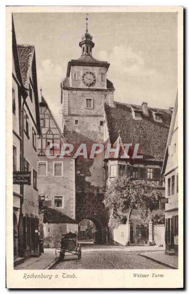 CPA Rothenburg Laub Weisser Turm