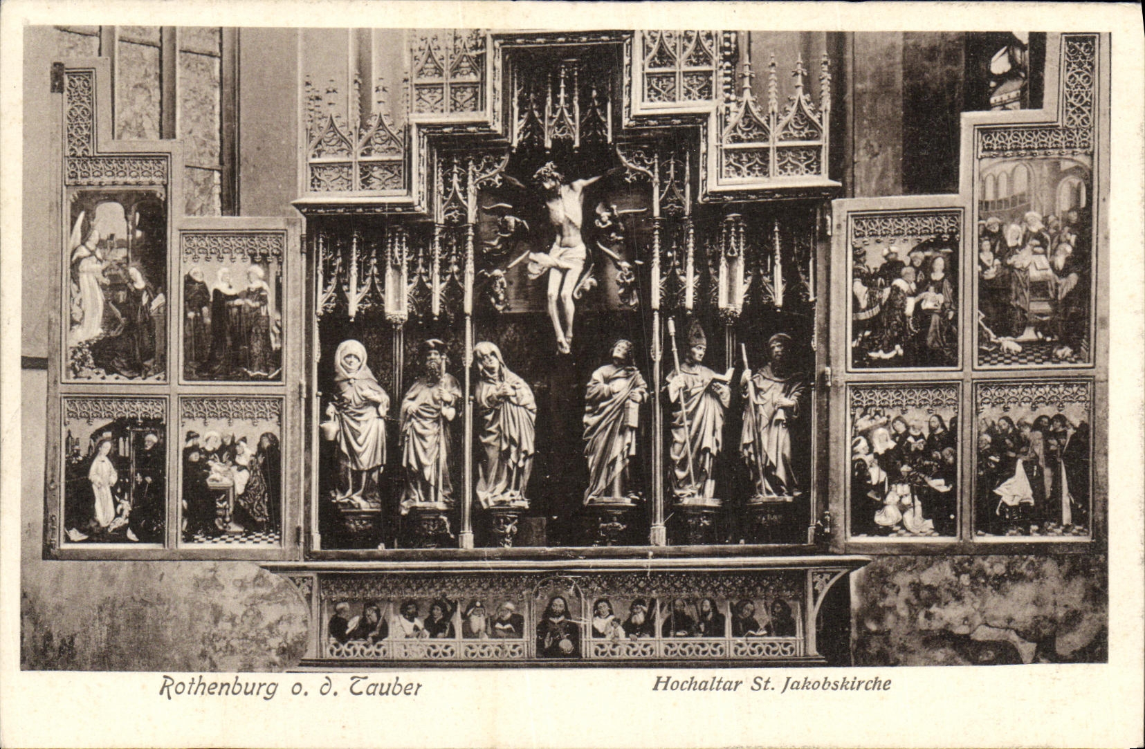 CPA Rothenburg Lauber Hochaltar St Jakobskirche