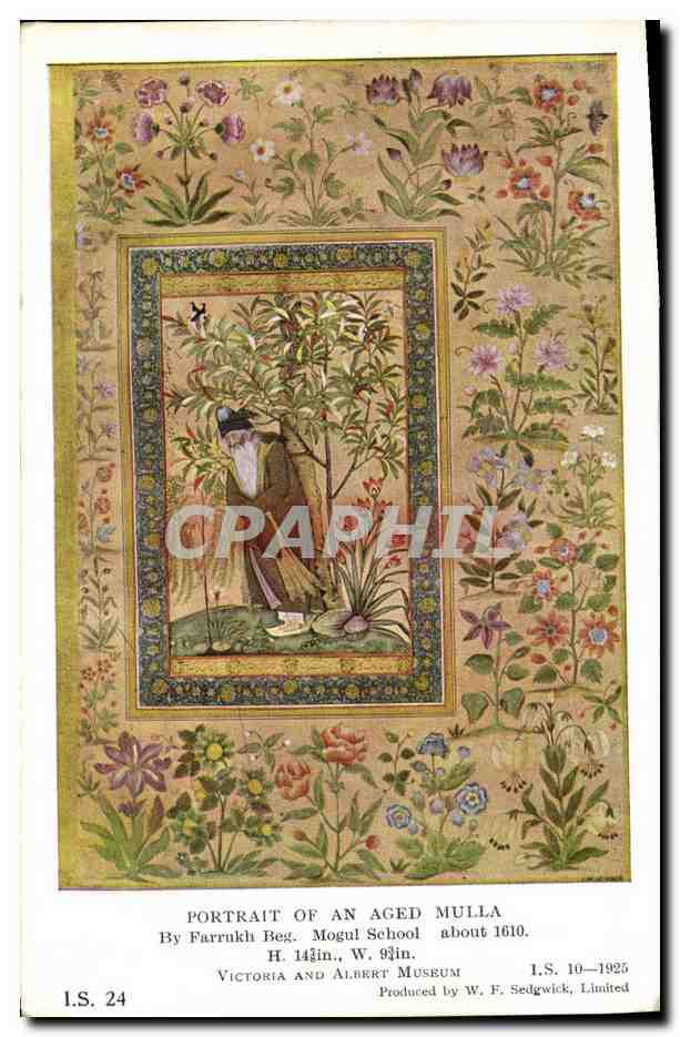 CPA Portrait Of An Aged Mulla Victoria and albert Museum 
