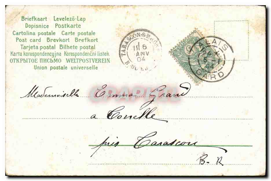 CPA Fantaisie Femmes  — Verso