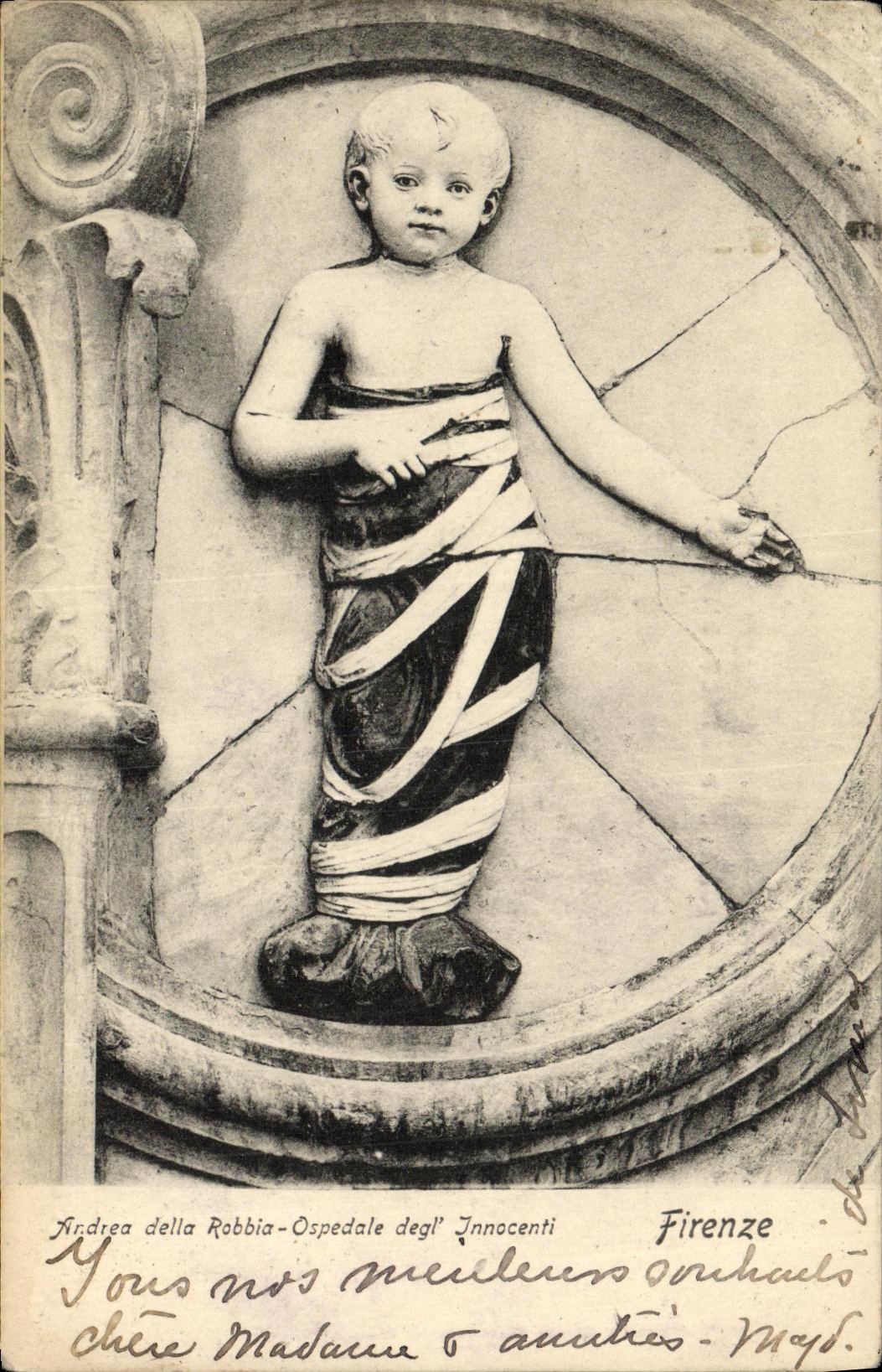 CPA Firenze Andrea delle Robbia Ospedale degl Innocenti