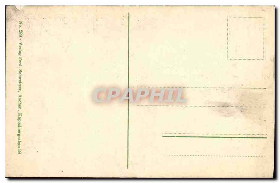 CPA Salut de Moresnet belge Franziskaner Kloster Kapelle — Rückseite