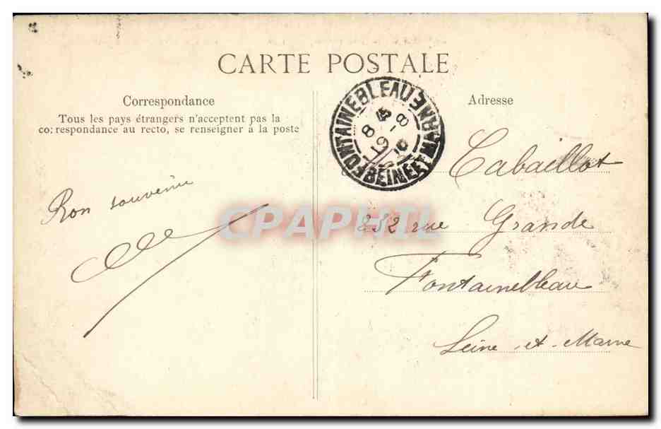 CPA Saint Leonard Des Bois Environs d Alencon  — Rückseite