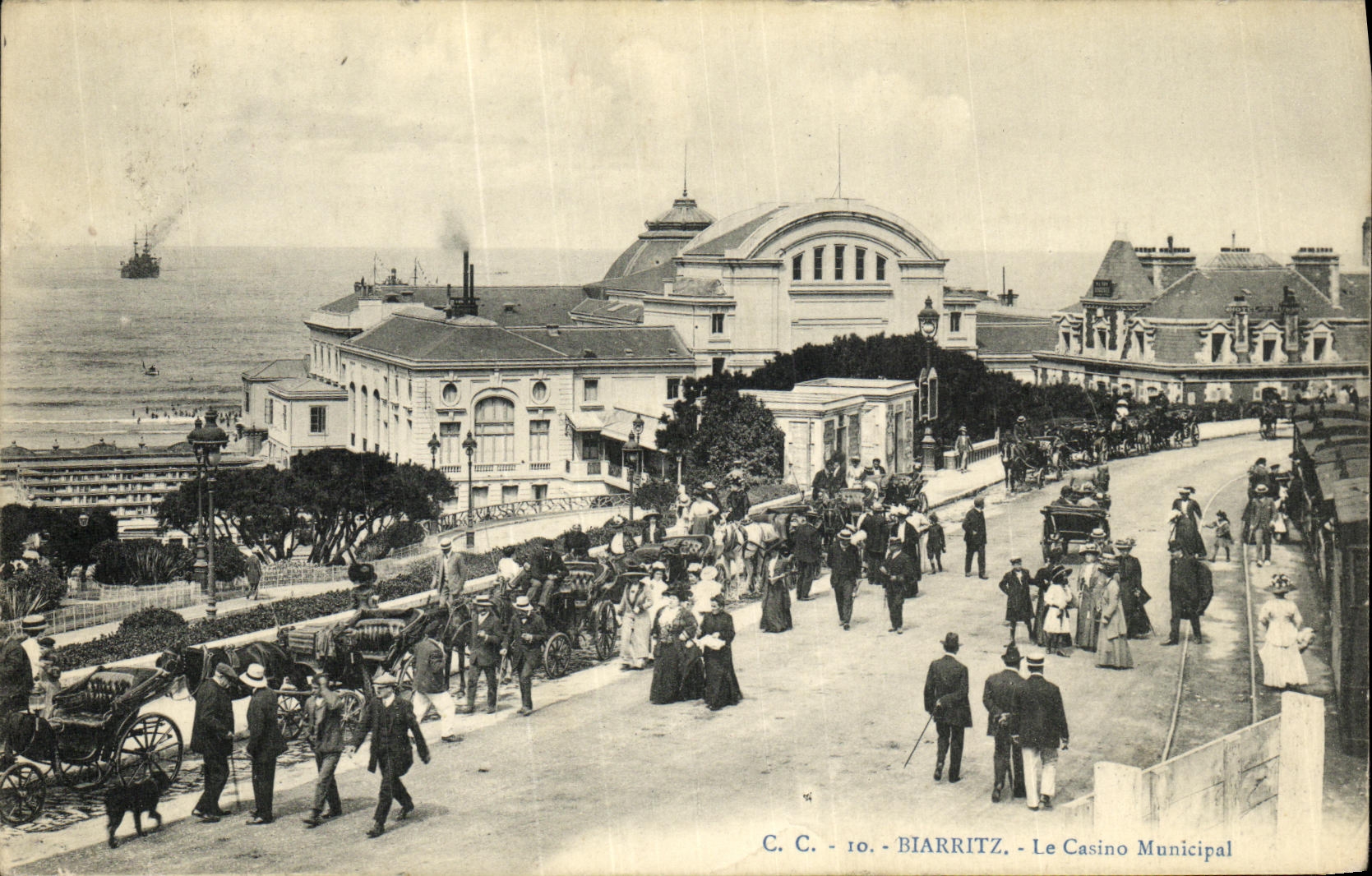CPA Biarritz Le Casino Municipal