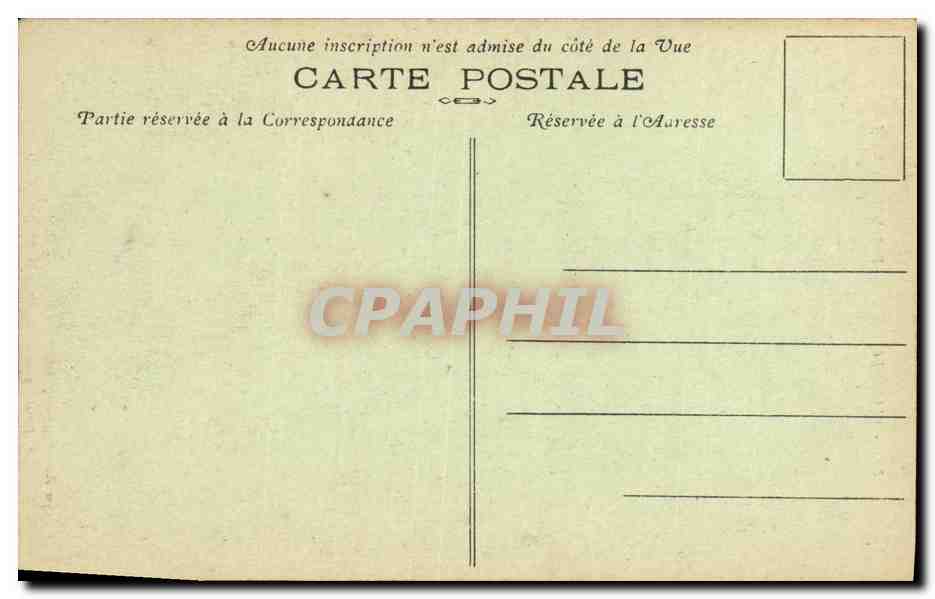 CPA Biarritz Hotel Restaurant Bellevue Face a la mer Boulevard de la grande plage  — Verso