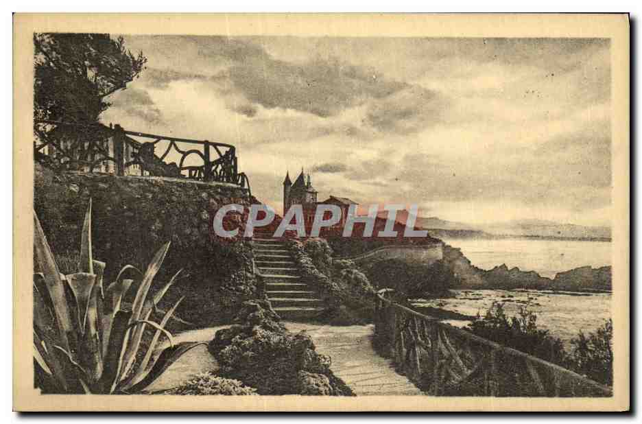 CPA Biarritz Esplanade De La Vierge