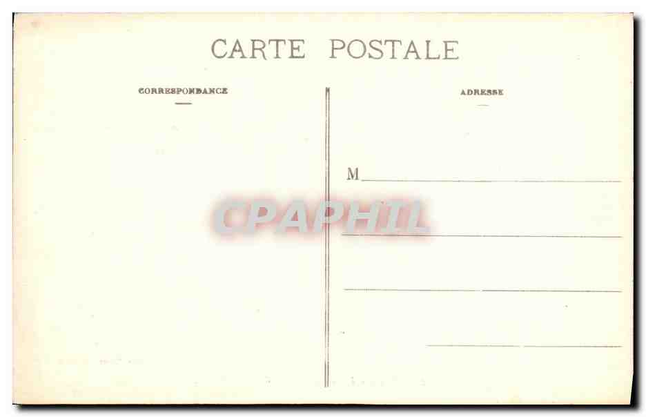 CPA Biarritz Un Coin de la Cote — Verso