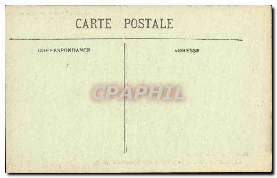 CPA Biarritz Rochers de la Vierge et le Semaphore — Verso