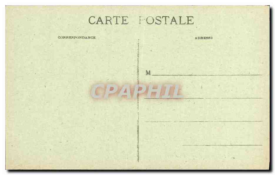 CPA Biarritz Le Rocher du Basta — Verso