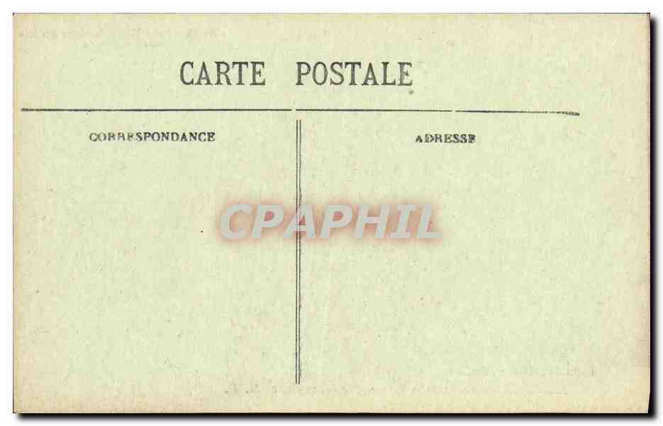 CPA Biarritz Rocher de la Vierge et le Semaphore — Verso