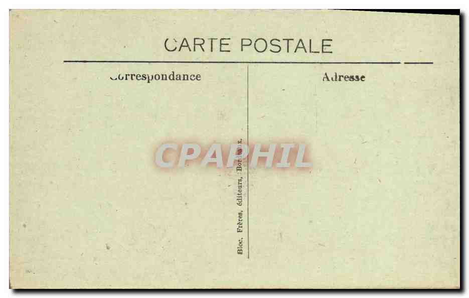CPA Biarritz La Chembre d Amour L Ocean et la Foret — Verso