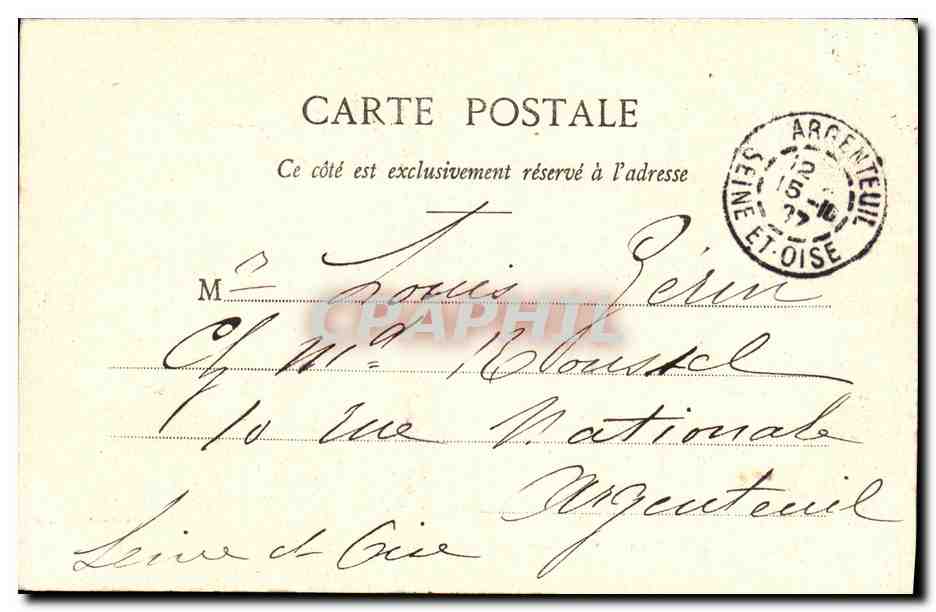 CPA Biarritz Les Thermes Hotel Biarritz Salins — Rückseite