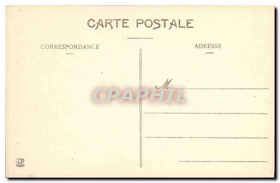 CPA Biarritz Le rocher de la vierge — Verso